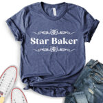star baker t shirt heather navy