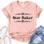 star baker t shirt heather peach