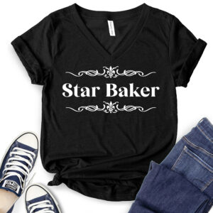Star Baker T-Shirt V-Neck for Women 2