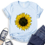 sunflower t shirt baby blue