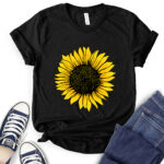sunflower t shirt for women black