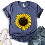 sunflower t shirt heather navy