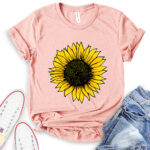 sunflower t shirt heather peach