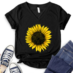 Sunflower T-Shirt V-Neck for Women 2