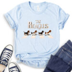 the beagles t shirt baby blue