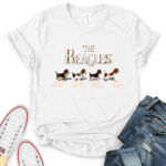 the beagles t shirt for women white