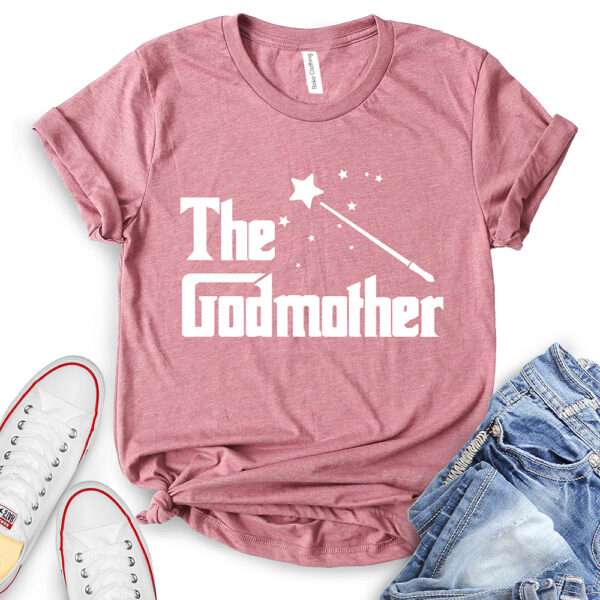 the godmother t shirt for women heather mauve