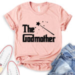 the godmother t shirt heather peach