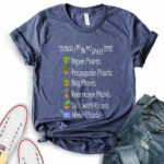 things i do in my spare time plants t shirt heather navy