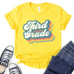 third-grade-t-shirt-for-women-yellow