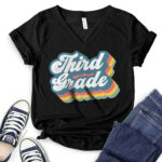 third-grade-t-shirt-v-neck-for-women-black