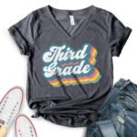 third-grade-t-shirt-v-neck-for-women-heather-dark-grey