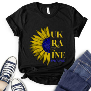 Ukraine No War T-Shirt for Women 2