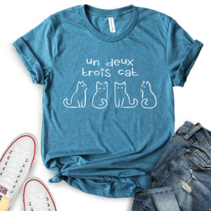 Un Deux Trios Cat T-Shirt for Women