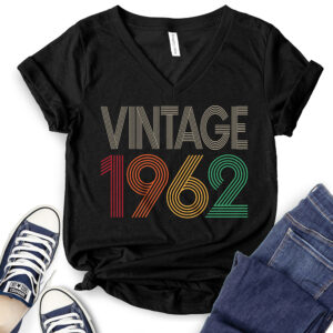 Vintage 1962 T-Shirt V-Neck for Women 2