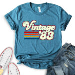 vintage-1983-t-shirt-for-women-heather-deep-teal