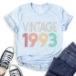 Vintage 1993 t-shirt baby blue