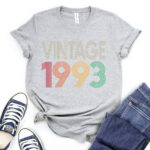 Vintage 1993 t-shirt heather light grey