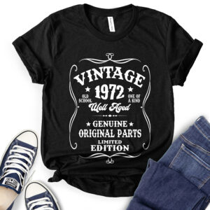 Vintage Well Aged 1972 T-Shirt for Women 2