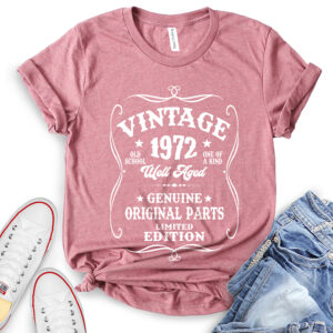 Vintage Well Aged 1972 T-Shirt for Women