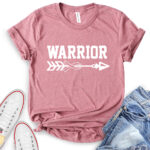 warrior t shirt for women heather mauve
