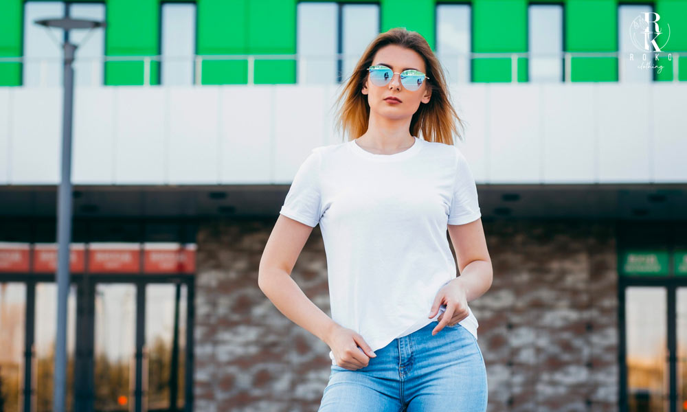 What is the best place to buy a plain t-shirt for women?